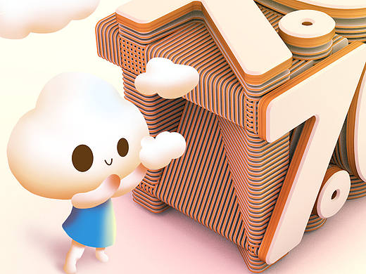 自学C4D小练习~~