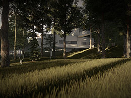 林中小屋/海上建筑lumion表现