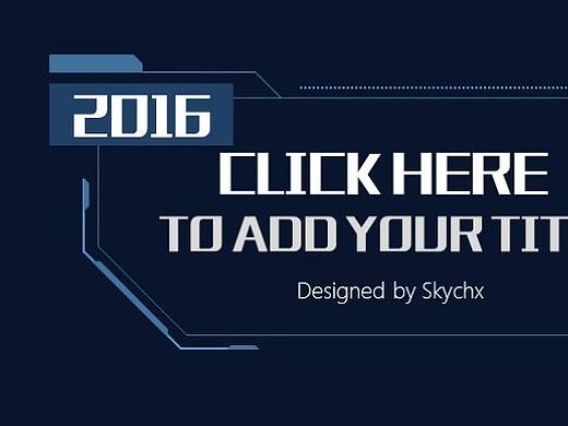 2016年動(dòng)靜雙態(tài)年中報(bào)告PPT模板——《future》