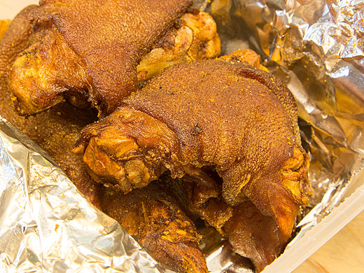 匠心美食 椒盐猪手 南瓜饼 拍摄