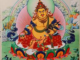 純手繪黃財(cái)神
