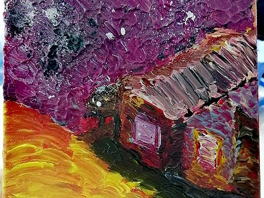 《夜幕將至的酒館》（個(gè)人主頁-ZNDg2ODQ3NTI=） - 繪畫 - 站酷設(shè)計(jì)師渡芥原創(chuàng)素材 - 站酷ZCOOL