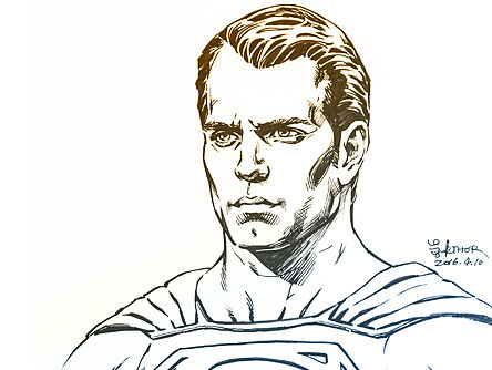 【ThorArt】《蝙蝠侠大战超人》之Henry Cavill钢铁之躯。2016.04.10。