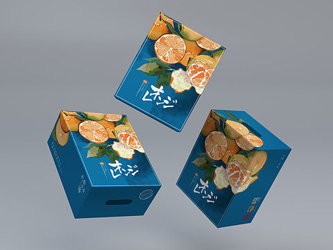 原创：手绘水果（柑橘）包装设计