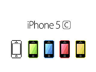 像素画 Iphone 5c 