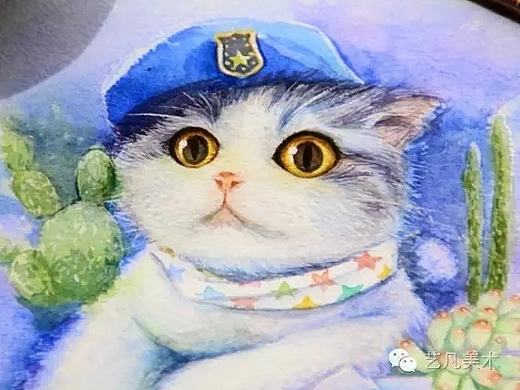 零基础学水彩/水彩画绘画过程