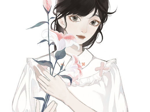 我爱百合花（个人主页-ZNDI5NDU0MjA=） - 创作习作 - 站酷设计师zero海竹孤原创素材 - 站酷ZCOOL