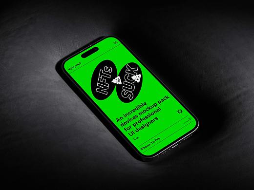Iphone 14 pro 风格化样机