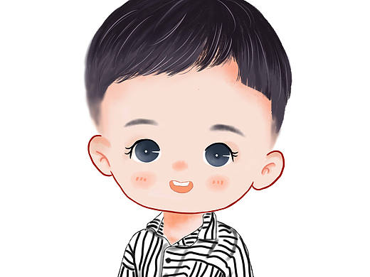 Q板人物头像（个人主页-ZNDExMjg4MzY=） - 儿童插画 - 站酷设计师豆乙灵原创素材 - 站酷ZCOOL