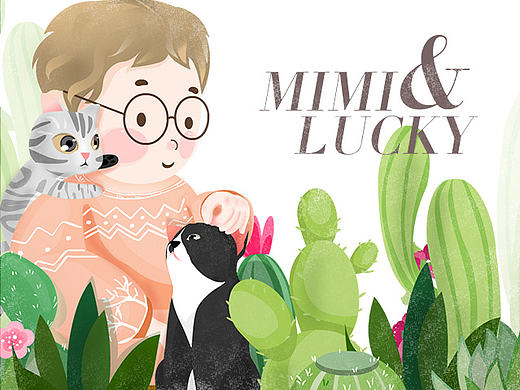 我的猫们mimi&lucky