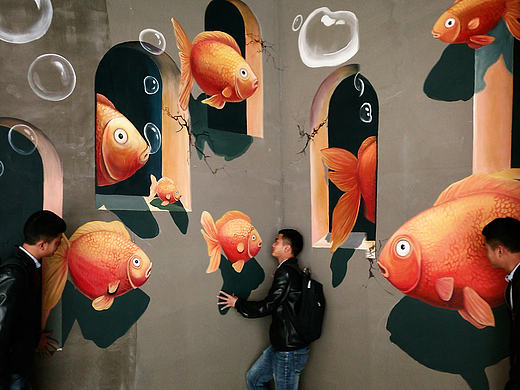 青海-自助餐厅壁画---