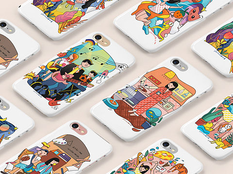 y園糖打卡21天 第一周（個(gè)人主頁(yè)-ZMzg0NDg5MzI=） - 商業(yè)插畫(huà) - 站酷設(shè)計(jì)師喬菲FeifeiQiao原創(chuàng)素材 - 站酷ZCOOL