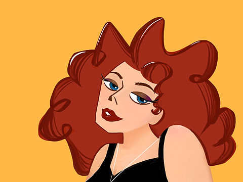 欧美风简约人像