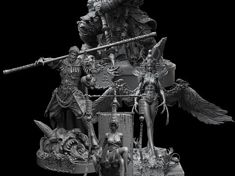 西游世界系列雕像