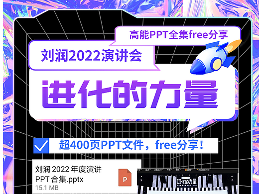 进化的力量刘润2022演讲超400页PPT文件free分享！