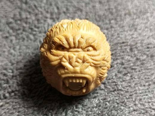 猴头核桃金刚（个人主页-ZMzU2ODU2MDA=） - 工艺品设计 - 站酷设计师千刃雕刻原创素材 - 站酷ZCOOL