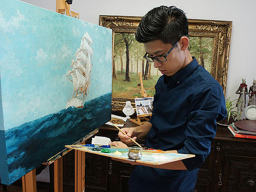[油画] 远航·为青春