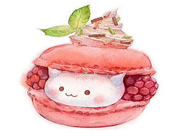 【水彩】水彩甜蜜蜜-粉