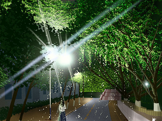 校园插画
