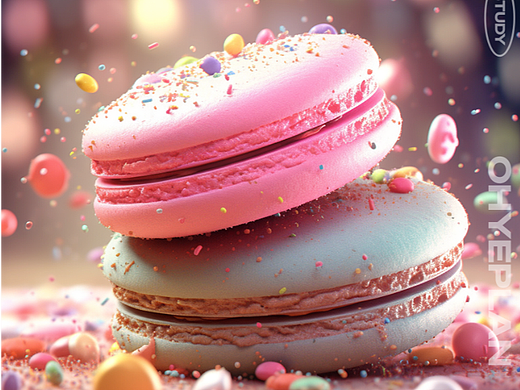 微距摄影 | 马卡龙多彩之塔