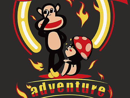 大嘴猴和小蘑菇的冒险之旅