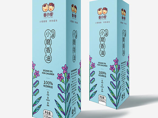 儿童香油包装设计