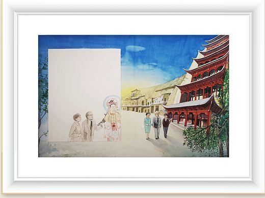 樊锦诗绘本插图