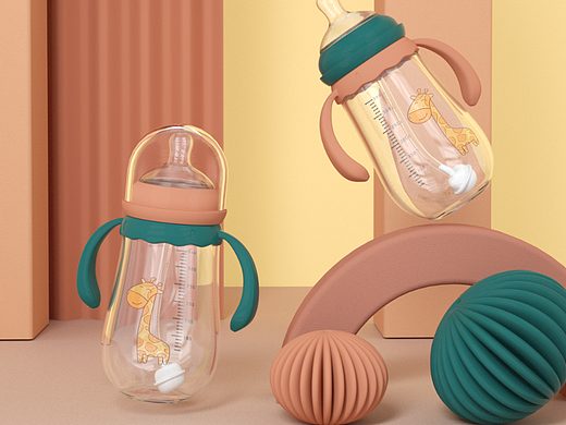 C4D母婴产品-奶瓶建模渲染