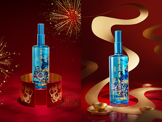 白酒拍摄 / 泸州老窖龙年生肖酒
