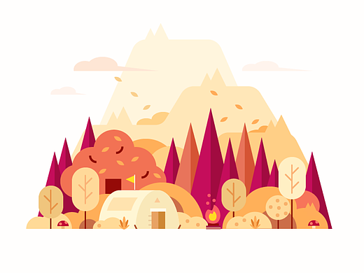 秋季山林-练习9