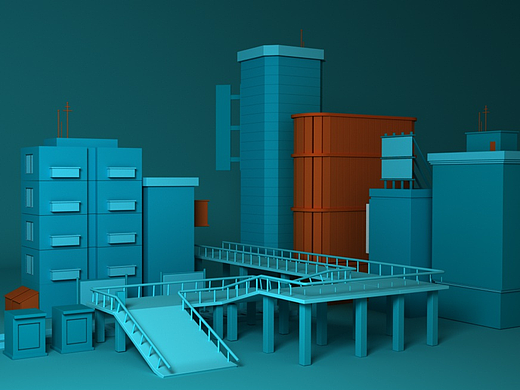 C4D打卡练习（个人主页-ZNjQxNDc3NjQ=） - 场景 - 站酷设计师离火极寒原创素材 - 站酷ZCOOL