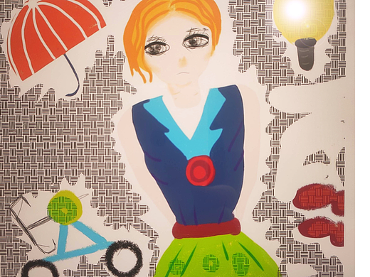 女孩，物品（个人主页-ZNjM0ODYwNzY=） - 儿童插画 - 站酷设计师yuanyue284原创素材 - 站酷ZCOOL