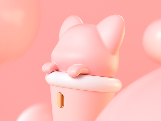 甜筒猫丨手持小风扇