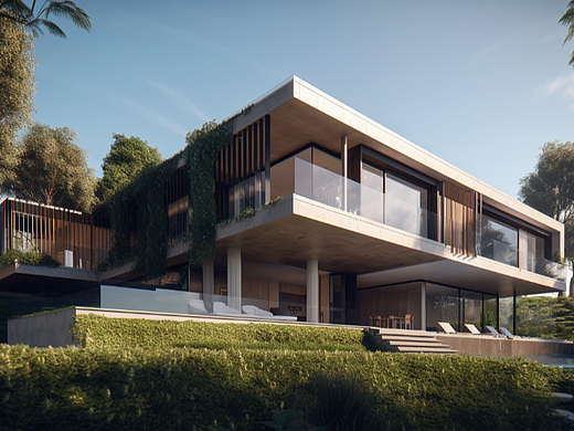 高档别墅渲染（个人主页-ZNjQ2NjE2NzI=） - 场景 - 站酷设计师曾见笑原创素材 - 站酷ZCOOL