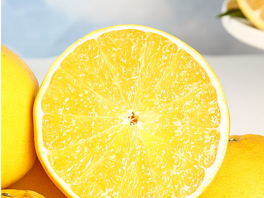 黄金葡萄柚详情页设计 | 美食图片素材