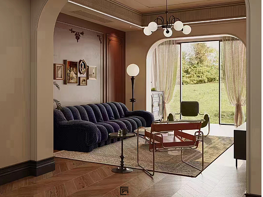 复古美式设计案例｜终生浪漫的开始