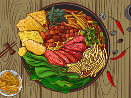 国潮美食包装计