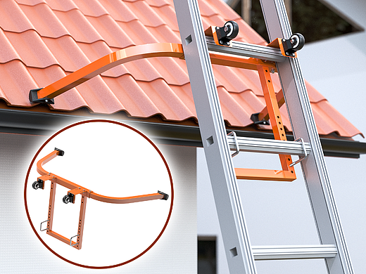 屋檐梯子稳定器-橙色