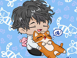 Q版 卡通 情侣头像