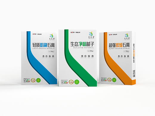 粉刷石膏腻子粉包装设计-悟杰品牌视觉设计