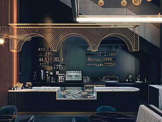 酒吧 ​喝酒与餐饮一体 高端大气 ​