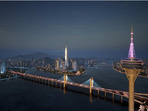 UE5珠海澳门智慧城市场景