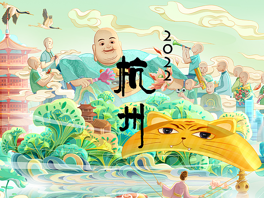 国风旅游城市—亚运杭州