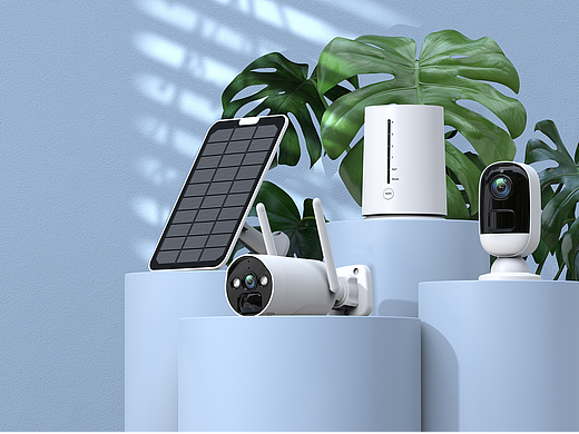 安防摄像头(产品渲染）