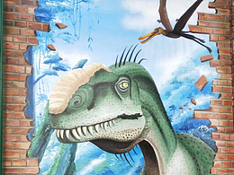 玉溪手绘3D壁画