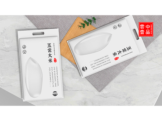 五常大米包装设计案例分享