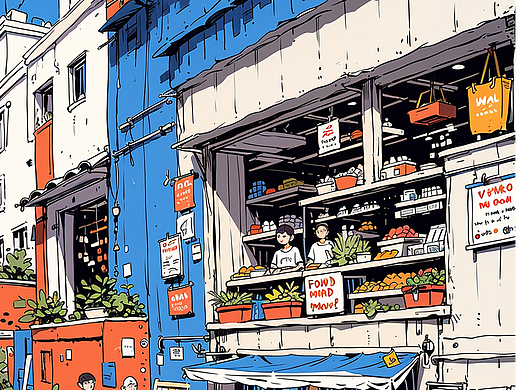 涂鸦插画风格 lora以上线