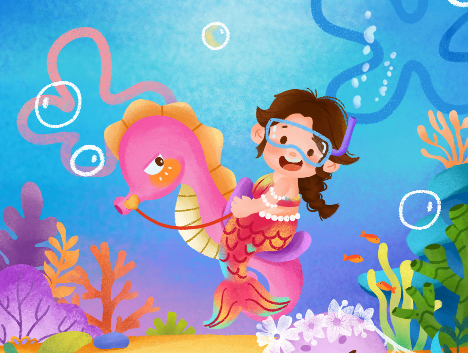 儿童插画｜海底世界