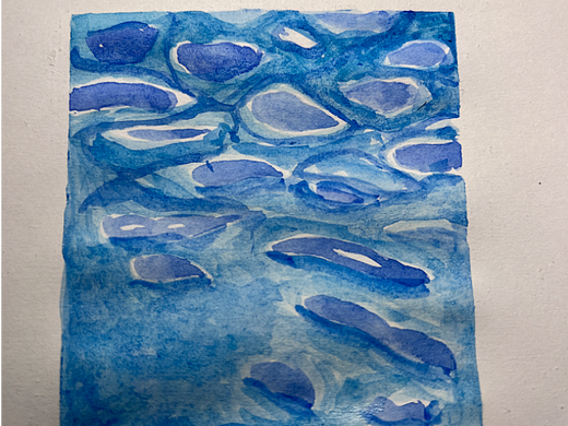 手绘速写打卡 Day6 水面