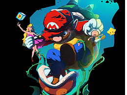 【板绘】疯狂的马里奥